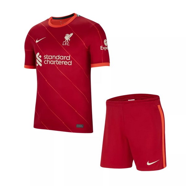 Camiseta Liverpool 1st Niño 2021-2022 Rojo